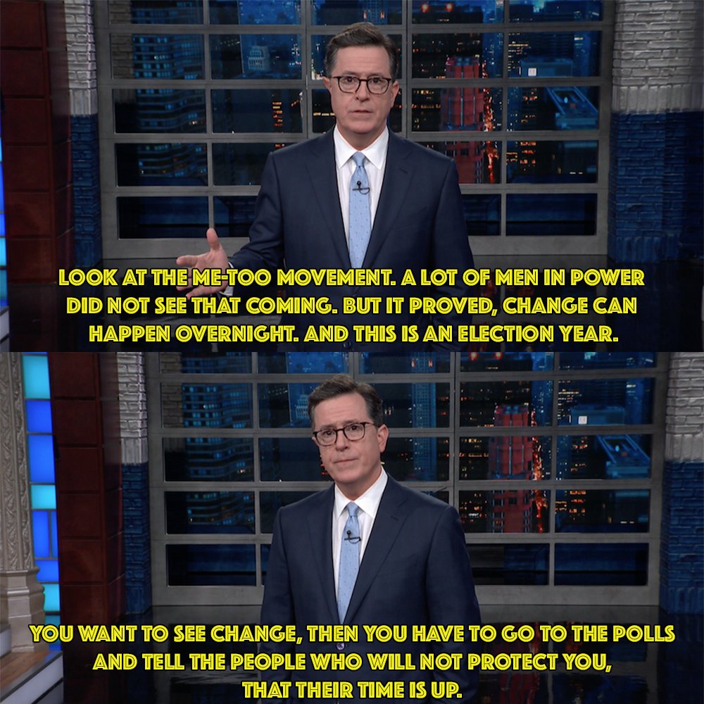 colbertlateshow's tweet photo. #MarchForOurLives #LSSC https://t.co/89dNILvaGB