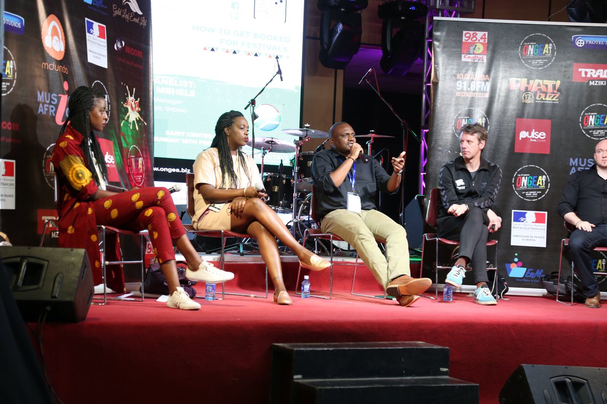 DavGit's tweet photo. Panel Discussion during the @ONGEAEASummit where panelists discussed how artists can get booked for performances. #Ongea2018 https://t.co/eW3oGH9MDh