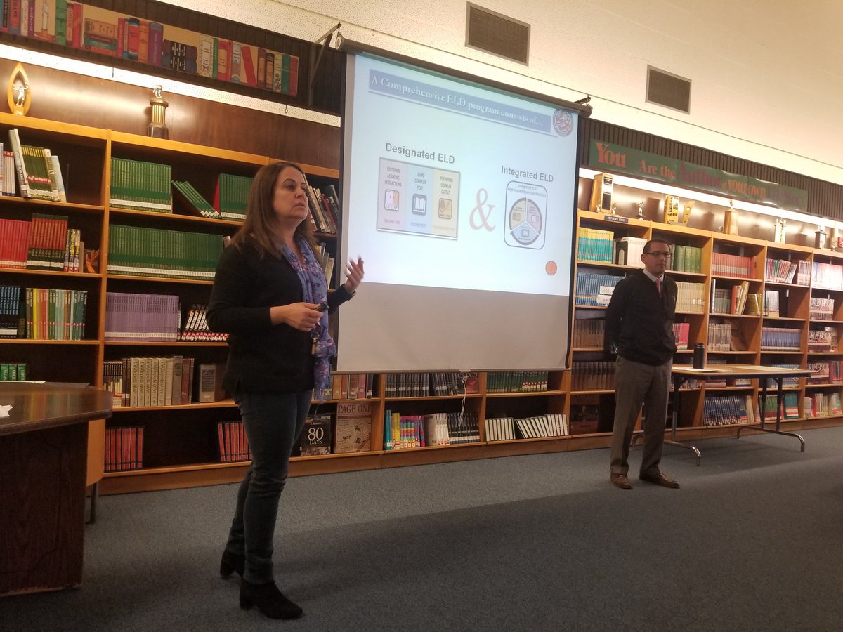 TinaPapazian's tweet photo. Awesome SFMS staff utililizing new  collaboration protocols during our PD on reclassification, and integrated/designated ELD.  #comprehensiveELD #schoolreforminitiative #CAELDstandards @SFMSprincipal @aligbernal1 @LDNESchools @MaldonadoLAUSD https://t.co/gh34Q197ou