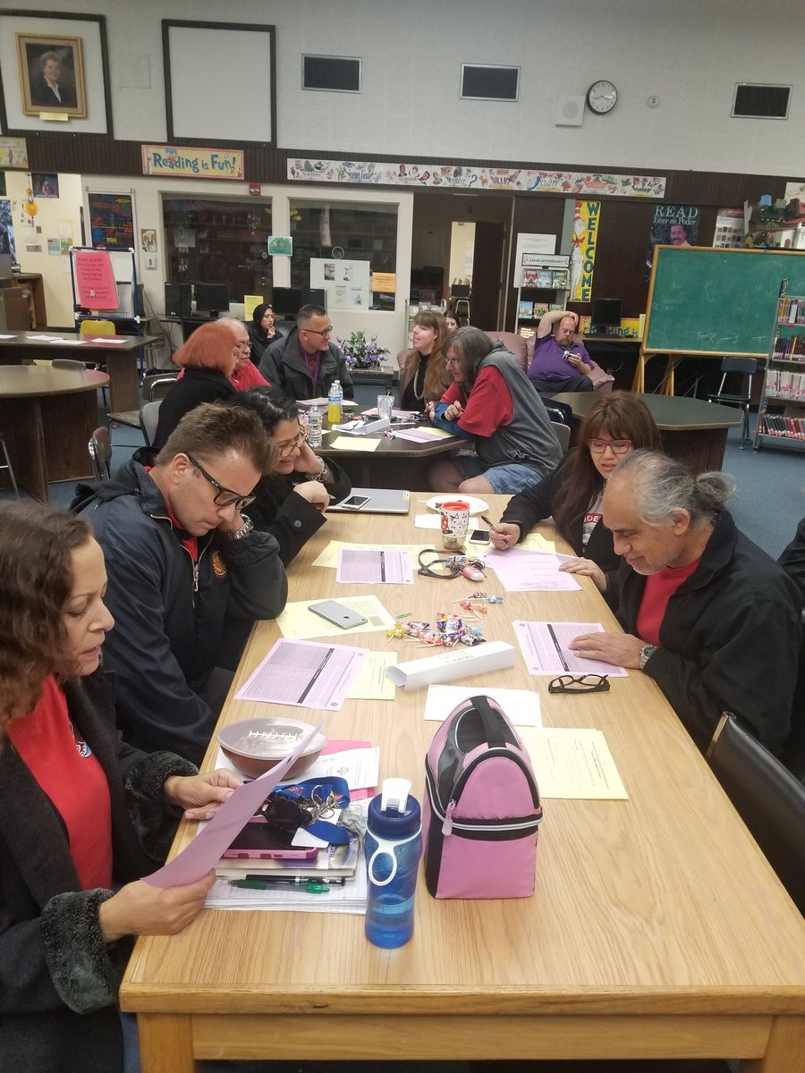 TinaPapazian's tweet photo. Awesome SFMS staff utililizing new  collaboration protocols during our PD on reclassification, and integrated/designated ELD.  #comprehensiveELD #schoolreforminitiative #CAELDstandards @SFMSprincipal @aligbernal1 @LDNESchools @MaldonadoLAUSD https://t.co/gh34Q197ou