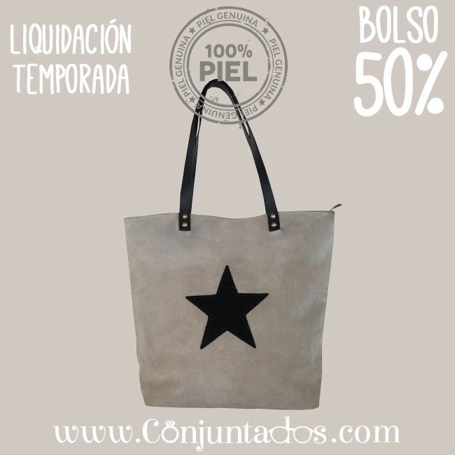 .#Bolso #shopping de ante Star ★ ahora solo 19'95 € ★ Cómpralo en goo.gl/h1oMsU ★

#rebajas #sales #soldes #rabatte #rebaixes #deskontuak #vendas #sconti #bolsoshopping #shoppingbag #bag #leather #piel #lowcost #accesorios #complementos #moda #fashion