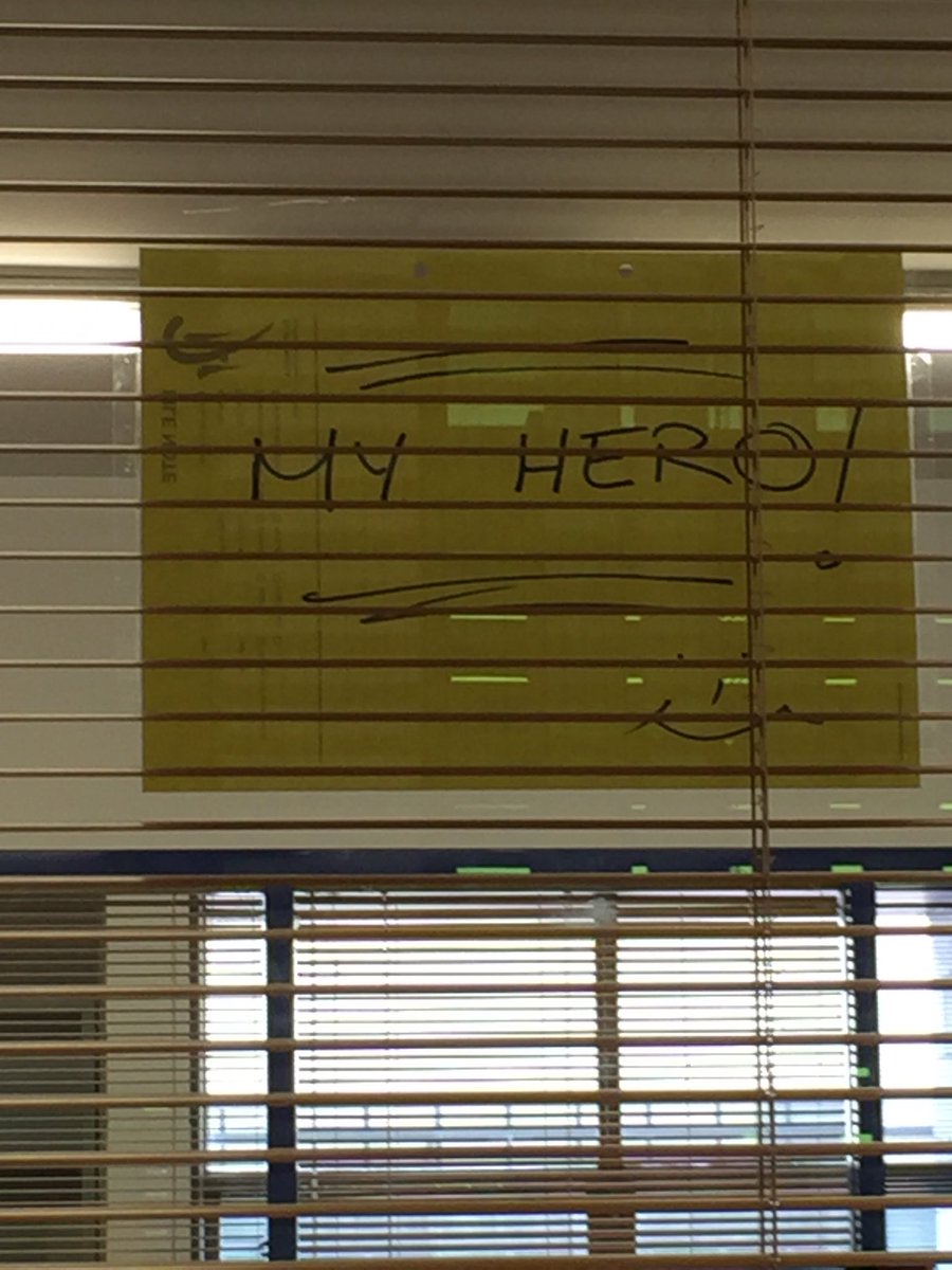 MakMayek's tweet photo. By a measure of luck, I saved a colleague's car being broken into, now she's stuck outside my office window #OfficeFuntimes https://t.co/CtHsw7Xsk5
