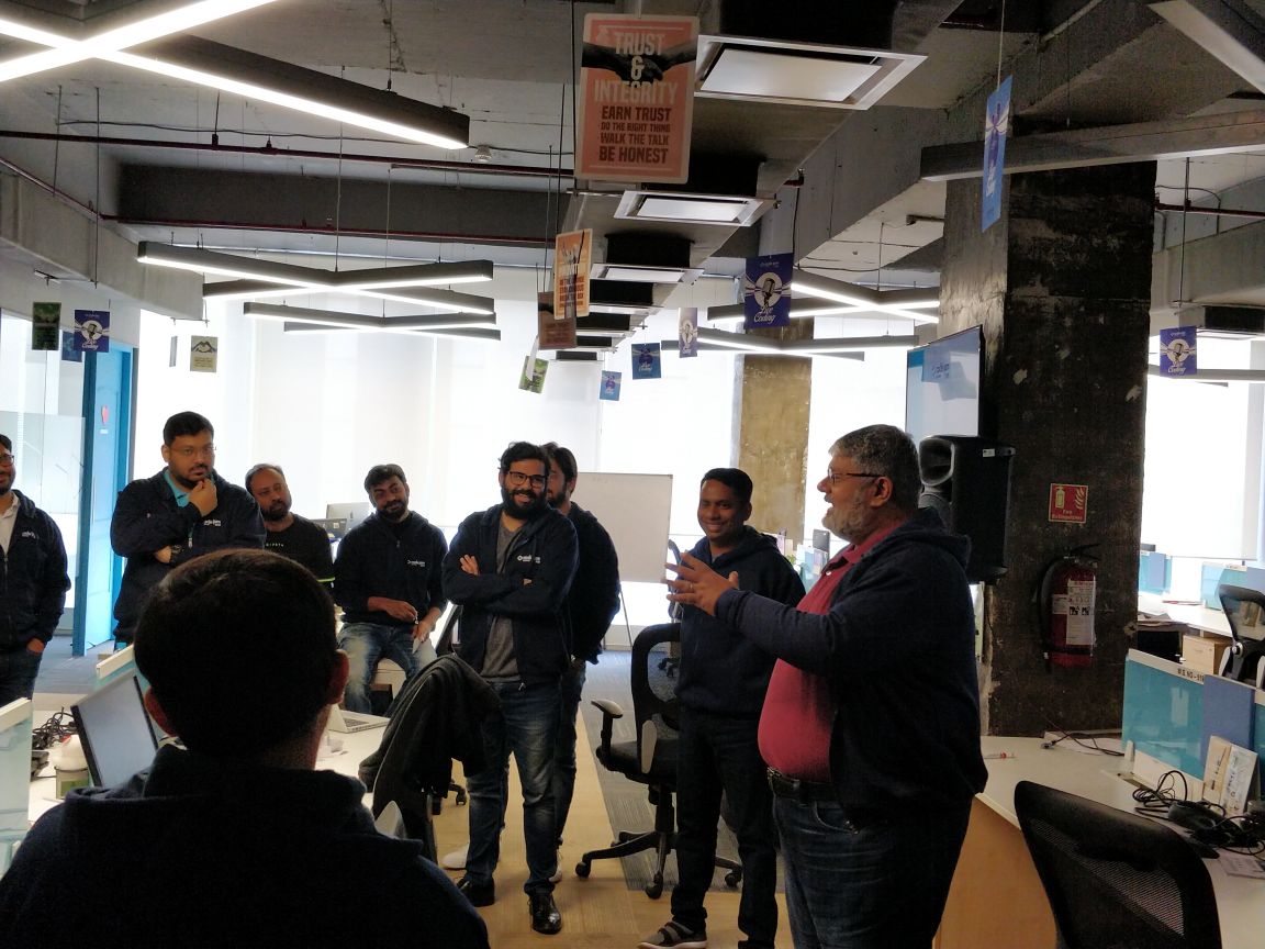 CodeJam2018's tweet photo. #CodeJam2018 kick-off session at the India office! @newscorp @Housing @proptiger @makaan @realtordotcom @REA_Group @MansionGlobal https://t.co/EG1wgR5QX8