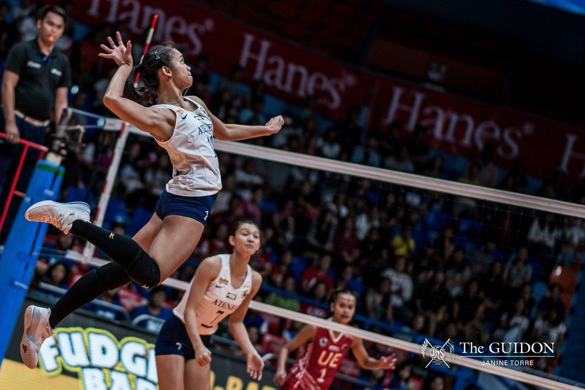 AteneoAgent's tweet photo. Some dub the match up against Adamson today as the "Battle of the Birds." In that case, just as what our hashtag #BendTheThrottleAteneo means, let us cheer and encourage the team to fly mightily high and fast to outdo their opponents. One Big Fight, Ateneo Lady Eagles! https://t.co/uiO5XBEv6r