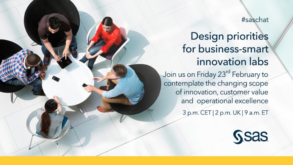 sasforums's tweet photo. Is there still a place for an in-house #InnovationLab? @suklpm navigates the options.  Share your views Friday, Feb 23rd on a #SASchat discussion https://t.co/mdLw9zyamY https://t.co/iKQEjRfXoq