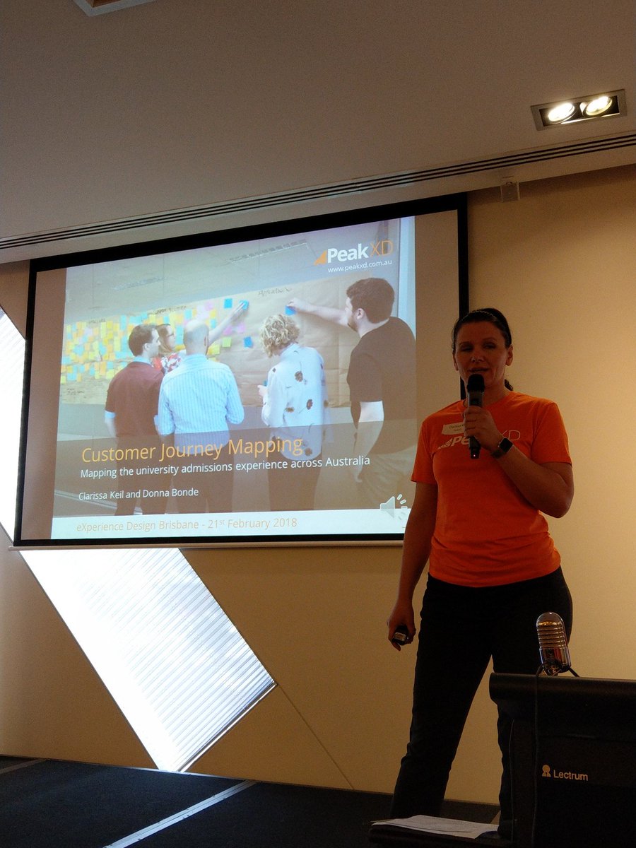 PeakXD's tweet photo. Clarissa Kiel rides through the worst of the technical issues and powers into her presentation on Customer Journey Mapping. https://t.co/5REttaV5Nk