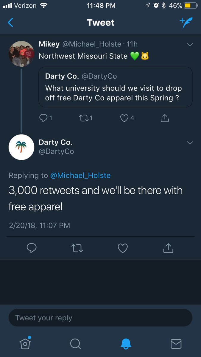 Michael_Holste's tweet photo. Where you at Bearcats? Free darty clothes? 🤷🏻‍♂️😎 https://t.co/28nDNineU8