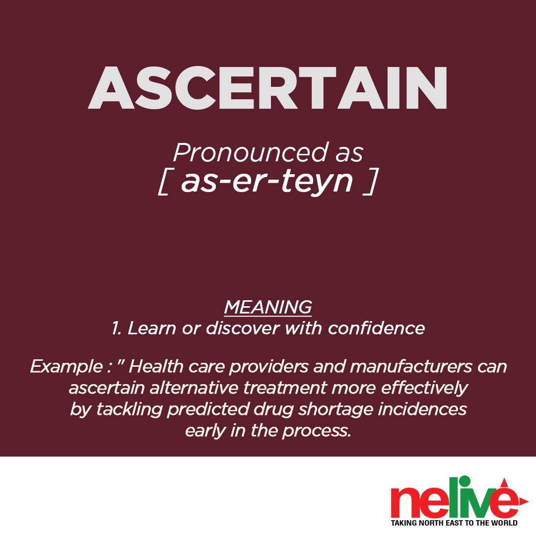 Ascertain