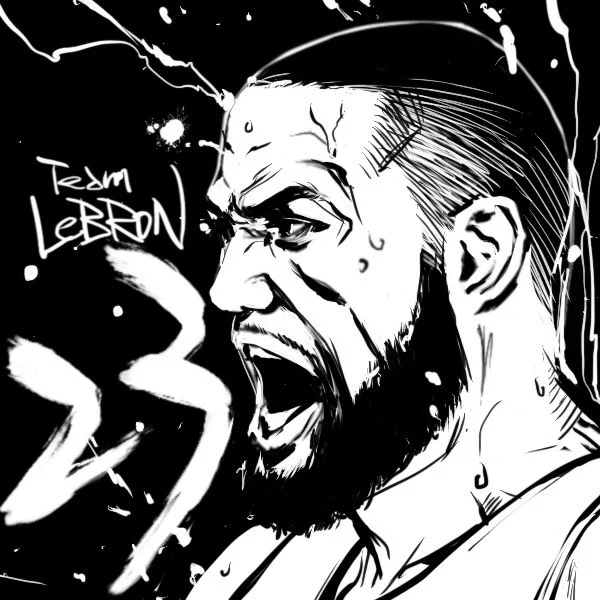 今年のオールスターは最高だった。カリーさんは描き損じた…#KingJames 