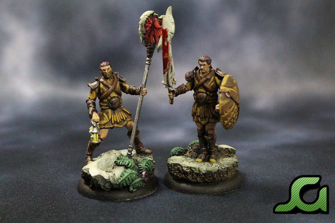 JasonBergunder's tweet photo. #kdm #kingdomdeath #monster #warmonger #miniature #painting Sunstalker and survivors https://t.co/zTc9BZmNeV