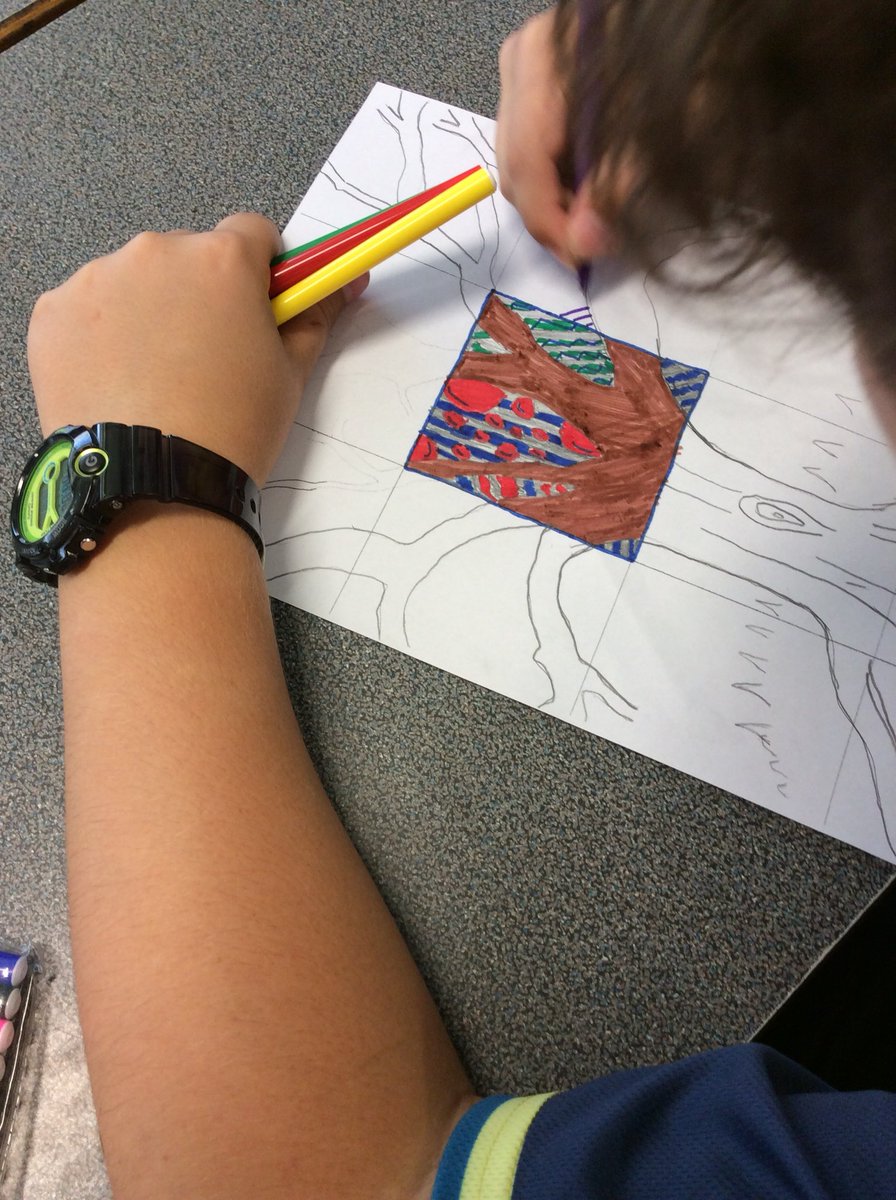 sdenm33's tweet photo. 4/5 creating colour pattern tree designs #flssip https://t.co/A0t5oq8D8n