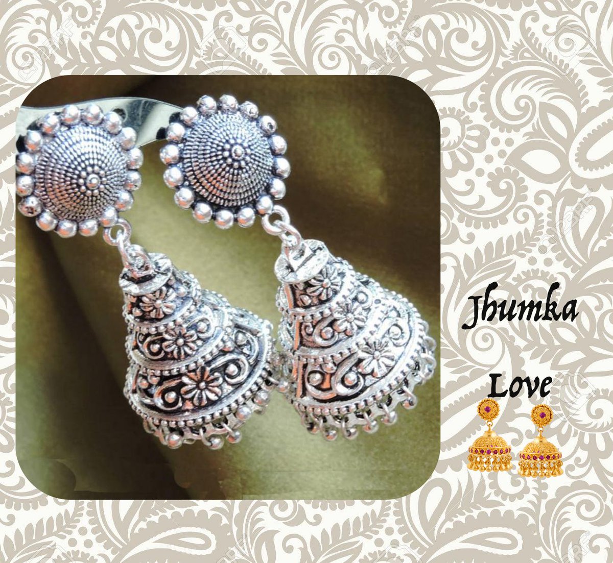 festivya's tweet photo. Jhumka love is eternal!
#jhumka #jewellery #designers https://t.co/DdUgHuKmPZ