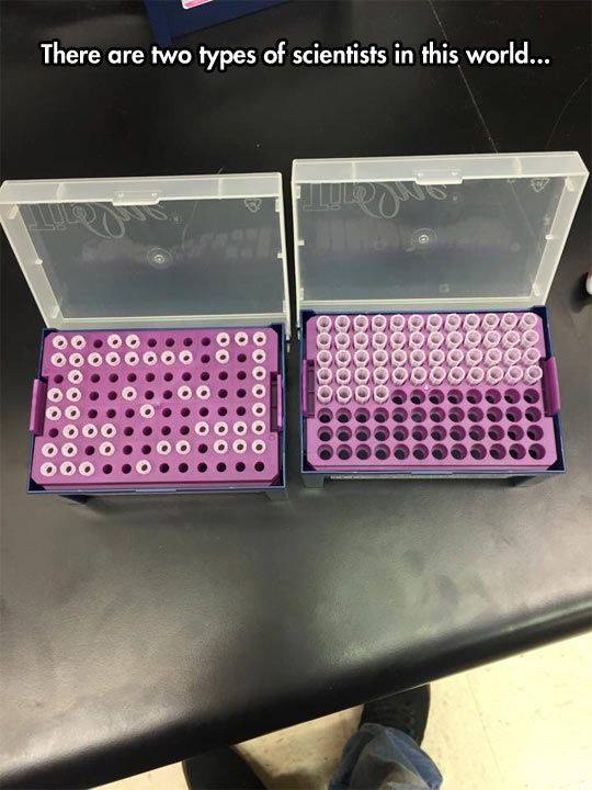 Two types of people in the world. #ScienceFunny #WhichOneAreYou
