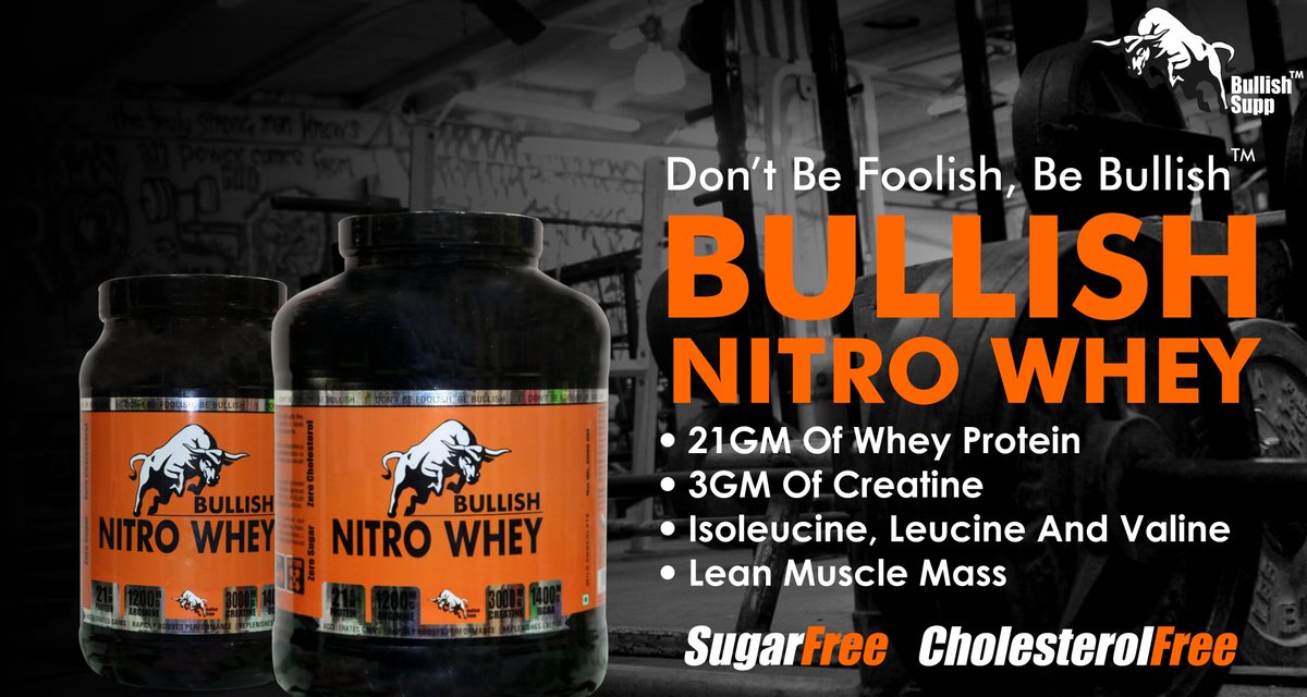 Bullish_Supp's tweet photo. Don't Be Foolish, Be Bullish™
Bullish Nitro Whey #whey #protein #nitrowhey #fitness #gym #bodybuilding #bodybuilder #mass #suppliments #malefintess #femalefitness #milkchocolate #greattaste https://t.co/6SZAA3kJmw