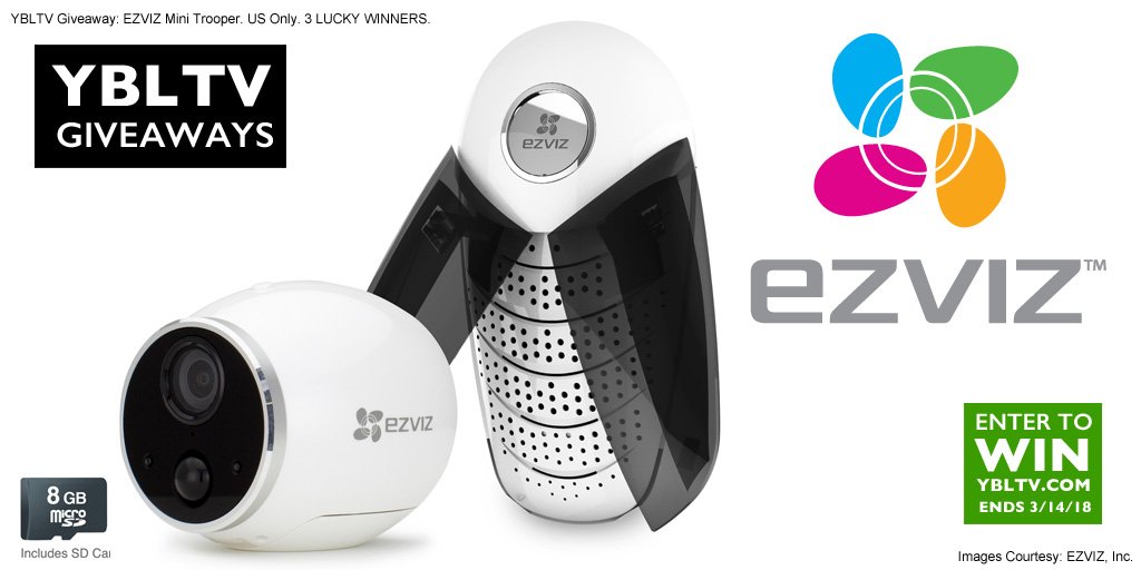 YBLTV's tweet photo. About to #sleep? Make your #SmartHome protected! #Secure almost any angle, #indoors or #outdoors with the #wireless / #battery operated @EZVIZLIFE #MiniTrooper! #EnterToWin our #Giveaway https://t.co/iTLKH6RmDJ https://t.co/7WhiZKHIM0
