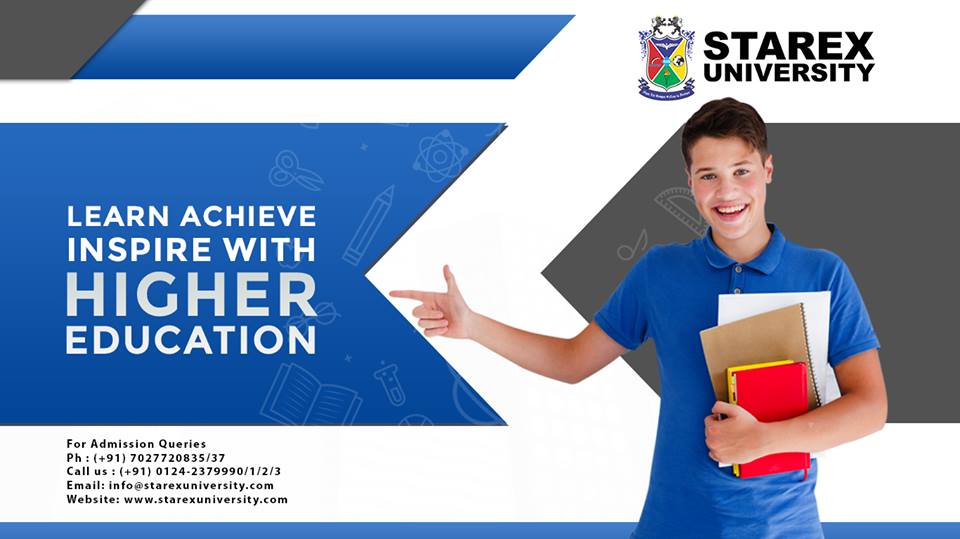StarexUni's tweet photo. Starex University promises to provide high-quality education to students.Our aim is to train students in such a manner so that they can sustain in this cut-throat competition Thus, Join Starex University leading university in India and give wings to your dream. https://t.co/RbV12qg4cp