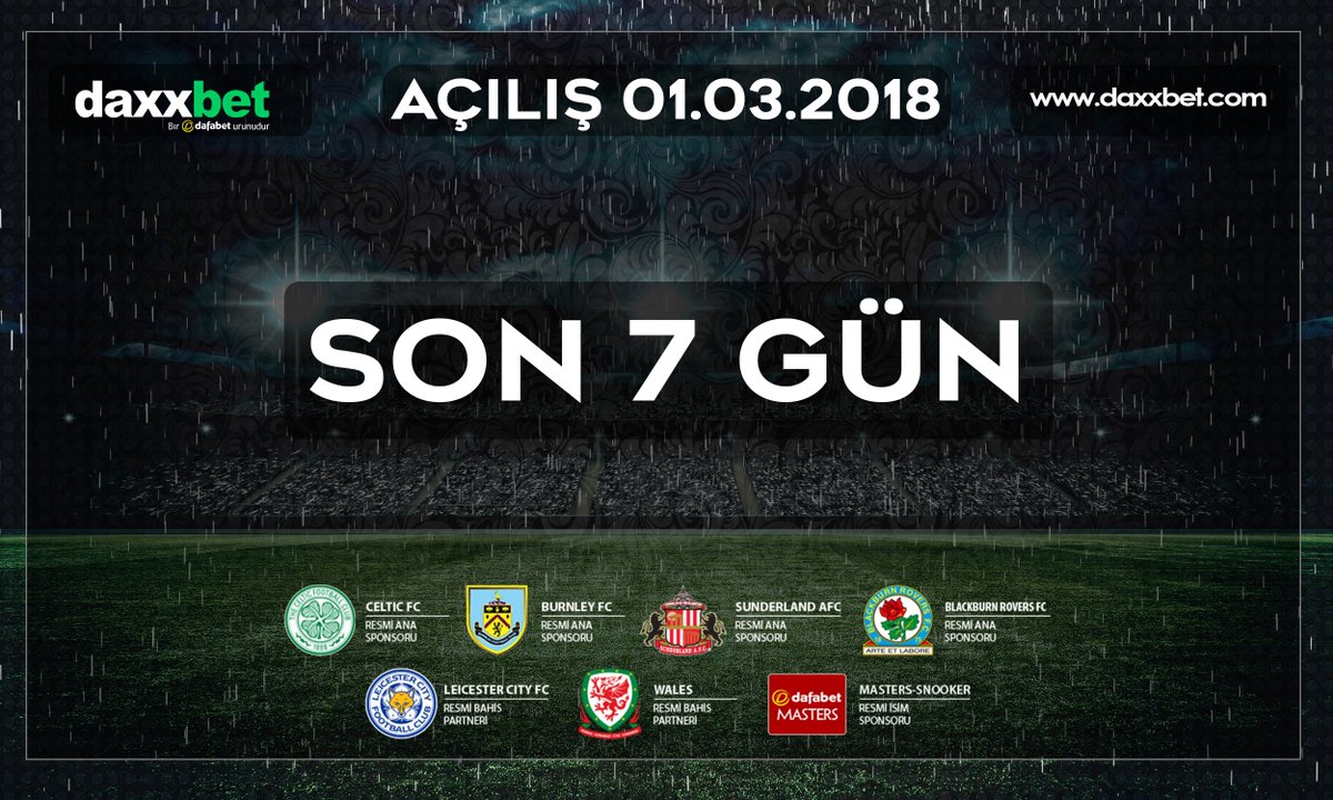 Daxxbet3's tweet photo. Dünya Bahis Sektörünün Lider DafaBet https://t.co/wjeRuuszji Markası ile Çok Yakında Türkiye Pazarında Son 7 Gün
#daxxbet #dafabet #casino #bashis #bet #beting #türkiye https://t.co/us6K2CxX8G