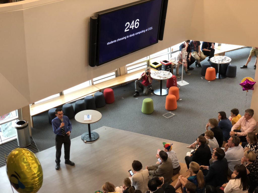 Matt Purcell, lead @CodeCadets at @CanberraGrammar recapping the  triumphs of 2017: Hololens trials, GovHack, B Sides, drone piloting, app development, TV interviews, Microsoft features, Apple Developers Conference Scholarships, San Francisco tour, and more... now for 2018!