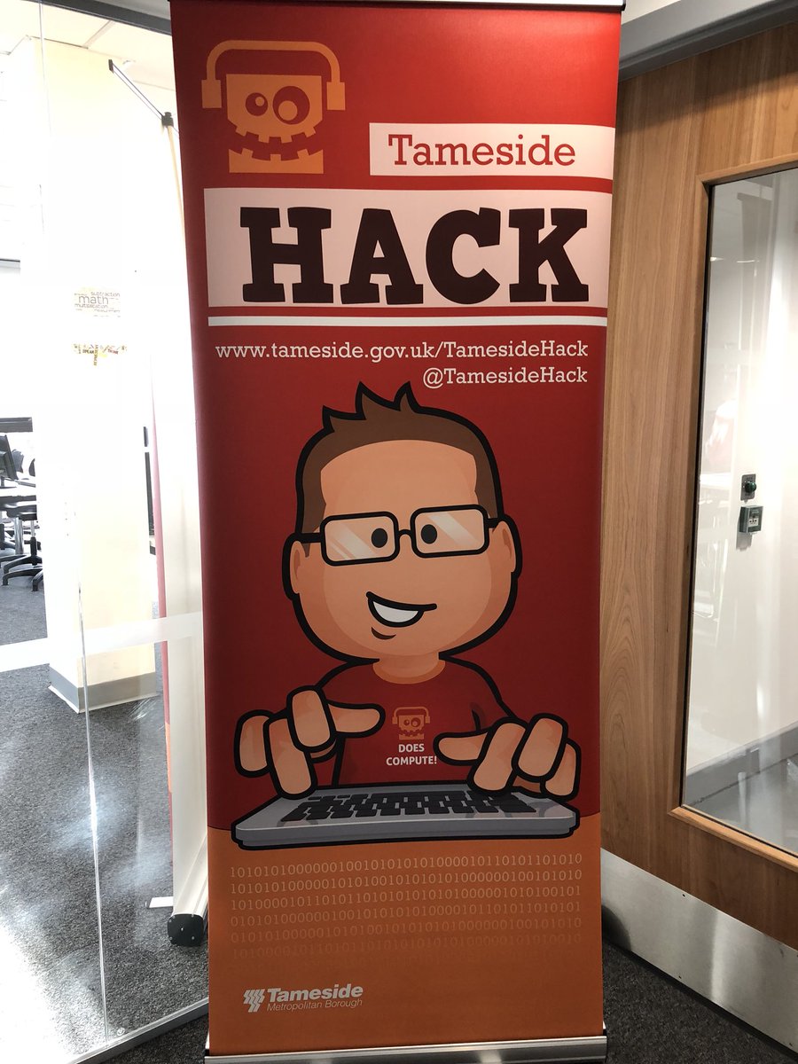 Sammyjohnson79's tweet photo. Day 2 of @TamesideHack good luck to all the teams, looking forward to seeing the outcomes of the @Brother_UK #airscouter challenge! https://t.co/rgq9vkSHYl
