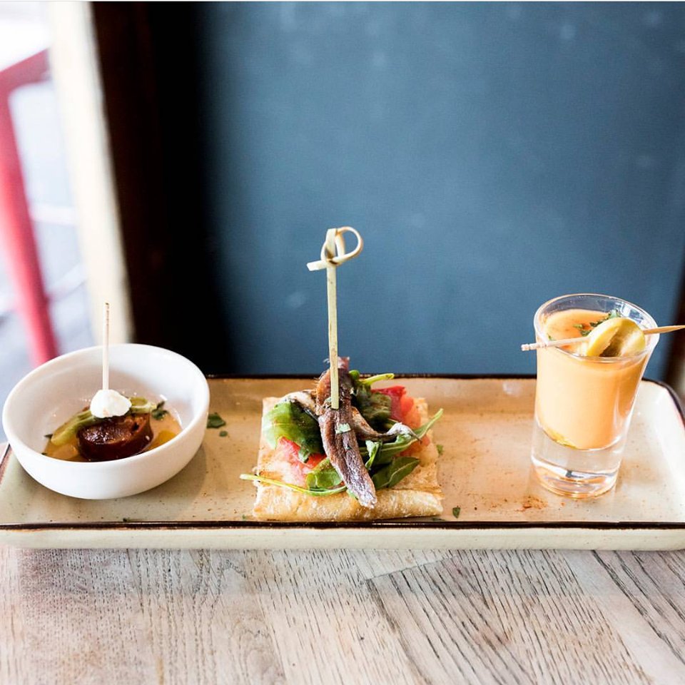 Today's #PintxoInspo is all the way from Pinchos in Perth! Are you still yet to discover the delights of Basque Country style cuisine? £10 tickets for our next pop up at StoryHouse on Saturday 24th March are still available! Call 0151 329 2797 / 07966 512382 to book 🍢🍻