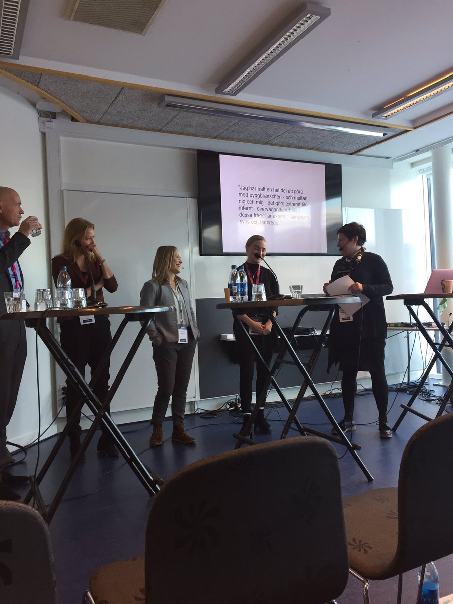 Skanska diskuterar #metoo på #businessarena #skanska