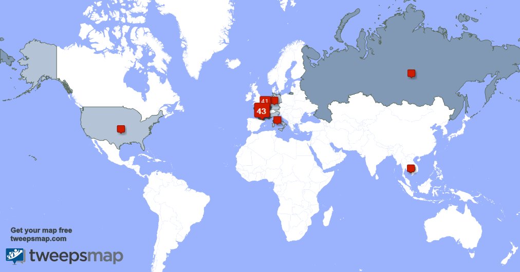 XKAR120CX's tweet photo. Selon https://t.co/rih9i0I1H4 Mes followers vivent en: France(40%),Belgique(38%),Russie(6%) https://t.co/N1BFQzAUCN