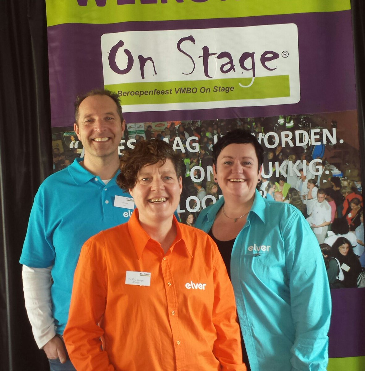 ElverZorg's tweet photo. Maak jij vandaag ook een afspraak voor #Doedag op 20 maart? Onze #Elver ambassadeurs staan klaar op het #Beroepenfeest van #DoetinchemonStage. Vandaag voor leerlingen #MetzoCollege en #AOCOost https://t.co/g9j5eB19C3