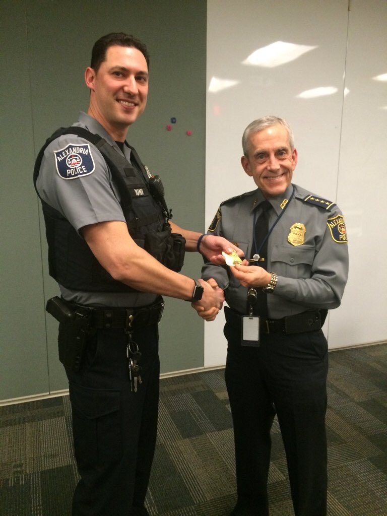AlexandriaVAPD's tweet photo. Please congratulate our newest APD Sergeants-Sgt Oliver Dunn and Sgt Mark Blackwell. #TeamWorkMakesTheDreamWork https://t.co/x710wuOMW8