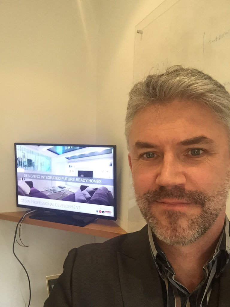 Here with our new friends @50NorthArch looking forward to presenting another designing integrated future ready homes CPD
