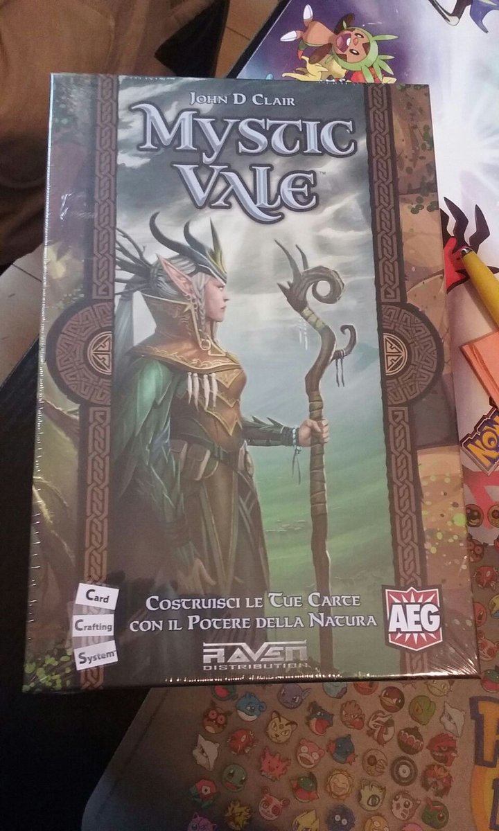 InteresseLudico's tweet image. Dopo tanta attesa... Finalmente è nelle nostre grinfie :D #mysticvale #ravendistribution @alderac