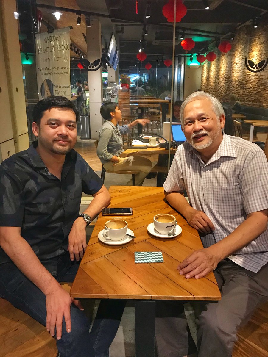 aafaizli's tweet image. Remember that youth has energy and creativity but age has wisdom and experience and no gift is equal to them. 

Learning from experience coffee session with En Rosli Shafiei, former Chief Financial Officer of UEM Builders and Director of PROPEL #UEMEdgenta #InfraServices #PROPEL
