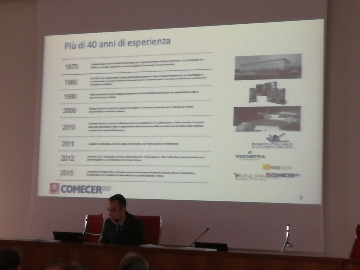 comecer_group's tweet photo. Alcuni scatti dall'intervento di questa mattina al seminario @estartoscana: Mario Malinconico ha presentato "Sintesi di più radioisotopi con l’utilizzo di un solo solid target (ALCEO – COMECER)". #solidtarget https://t.co/wC7GeYIa0s https://t.co/pyXKMNG7Lu