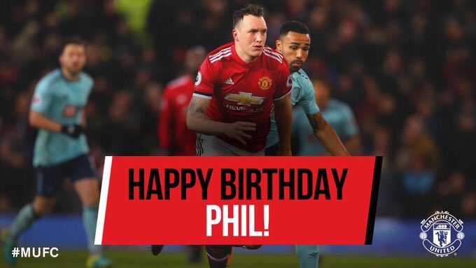 Happy Birthday Phil Jones, have a great one!  