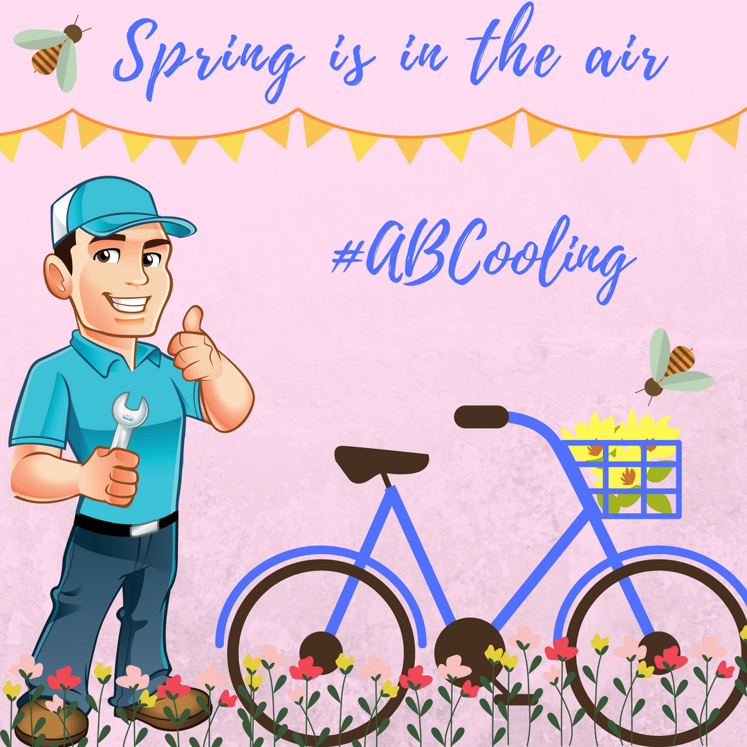 ab_hvac's tweet photo. Spring is in the air! #HVAC #ABheatcool #ABCooling https://t.co/qbC43BucXn