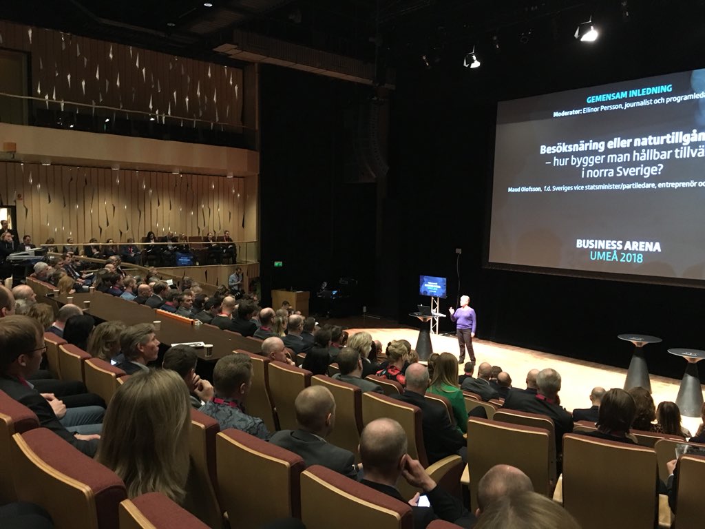 Bygg kulturen med självförtroende. Det är de små stegen som gör skillnad. Maud Olofsson #businessarenaumea #stadsutveckling