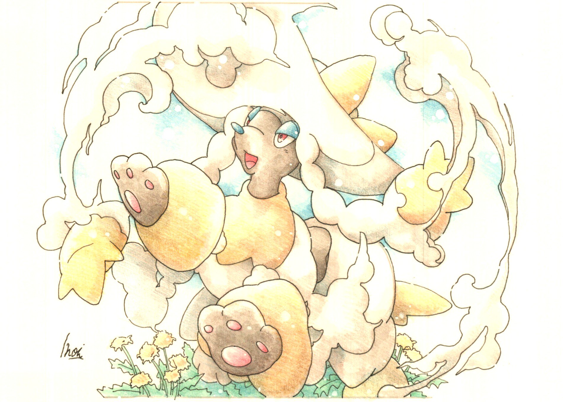 Inori 今日のポケモン図鑑 ｎｏ ６５２ トリミアンの コットンガード T Co Xfdlzwdj41 Twitter