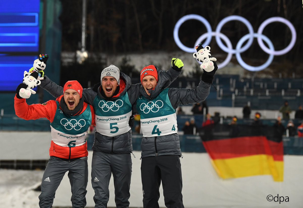 ドイツがノルディックスキー複合個人ラージヒルで表彰台を独占