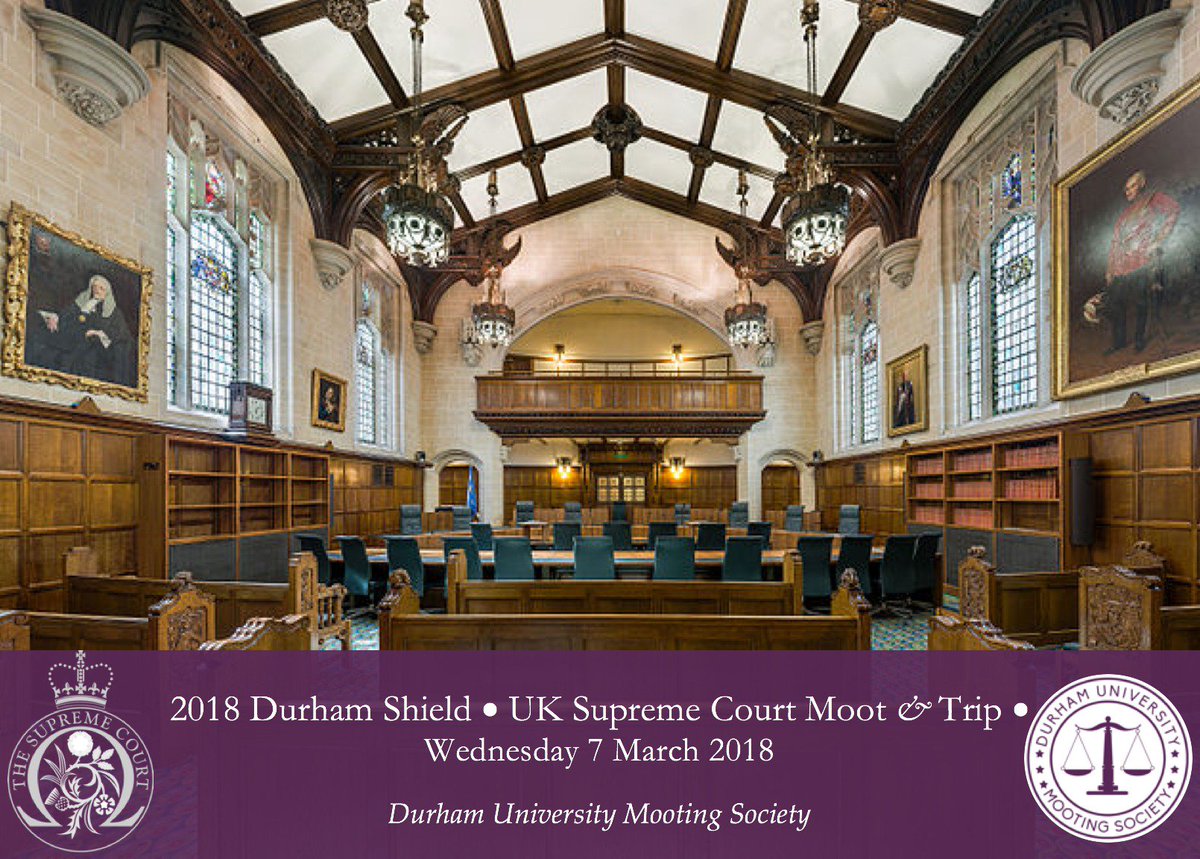 DUMooting's tweet photo. We're looking forward to our upcoming tour and moot at the @UKSupremeCourt. Society members who would like to be part of the attending party, apply at the following link: https://t.co/woROKOvKD2 https://t.co/H7d1FBU1fB