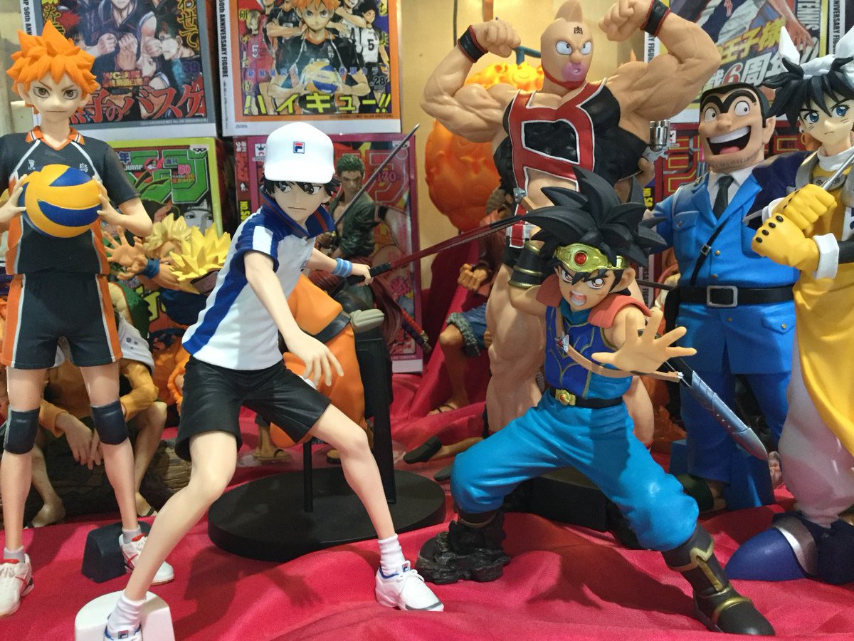 ジャンプ50周年アニバーサリーフィギュア ダイと越前リョーマ入荷して