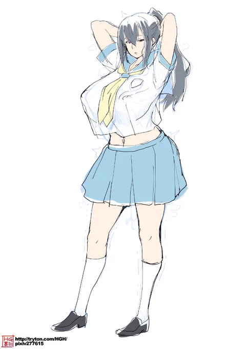本日の画像:色々
作業の合間にオリジナルのプロットを書きつつ色々。
①ショートカット姉(夏コミのアップデート)
②育ちの良い黒髪ポニテ
③アンノウンオペレーター 