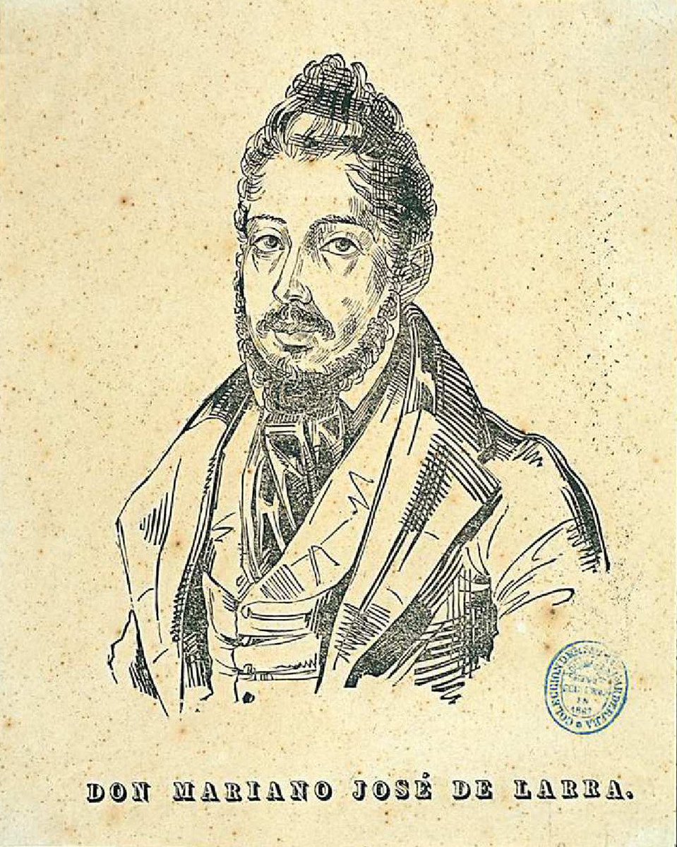 La consagración de Zorrilla acaece con sus versos declamados en el entierro de Larra (1837) “Ese vago clamor que rasga el viento…” hemerotecadigital.bne.es/issue.vm?id=00…