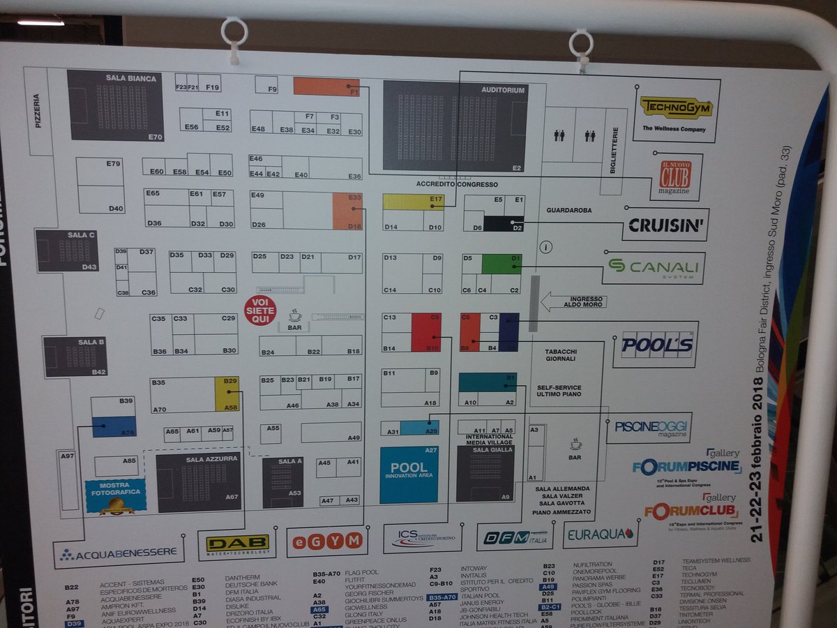 Today visiting #forumpiscine @forumclub #Bologna