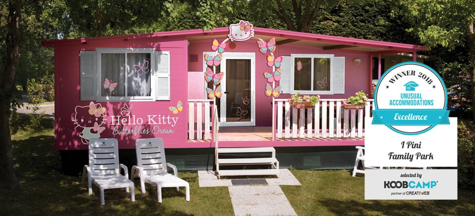 I 10 migliori #Campeggi e Villaggi con Sistemazioni Originali 2018: vince I Pini Family Park di Fiano Romano con le case di Hello Kitty. Leggi il comunicato stampa ---> koobcamp.com/press/koobcamp… #comunicato #camping #stampa #viaggi #classifica
