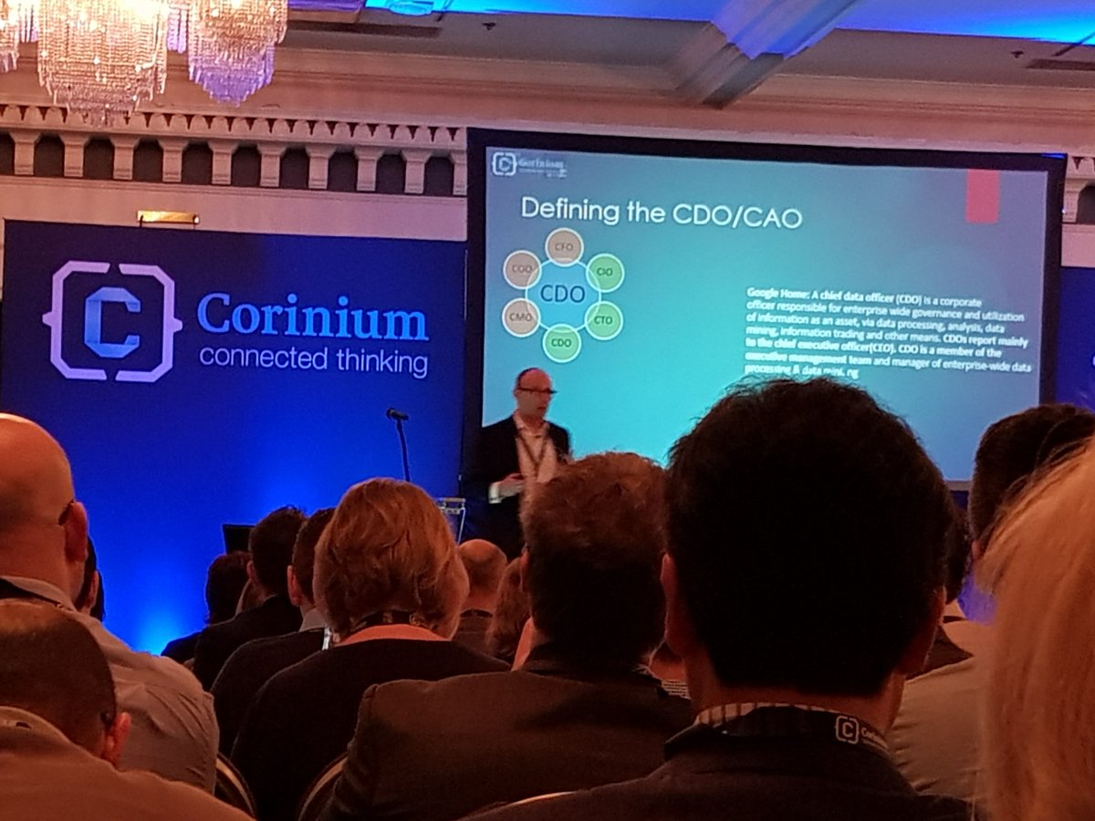 #cdaouk is now underway with a keynote presentation from Andrew Barnett, Chief Data Officer at Legal and General Investment Management #data #AI #machinelearning #analytics