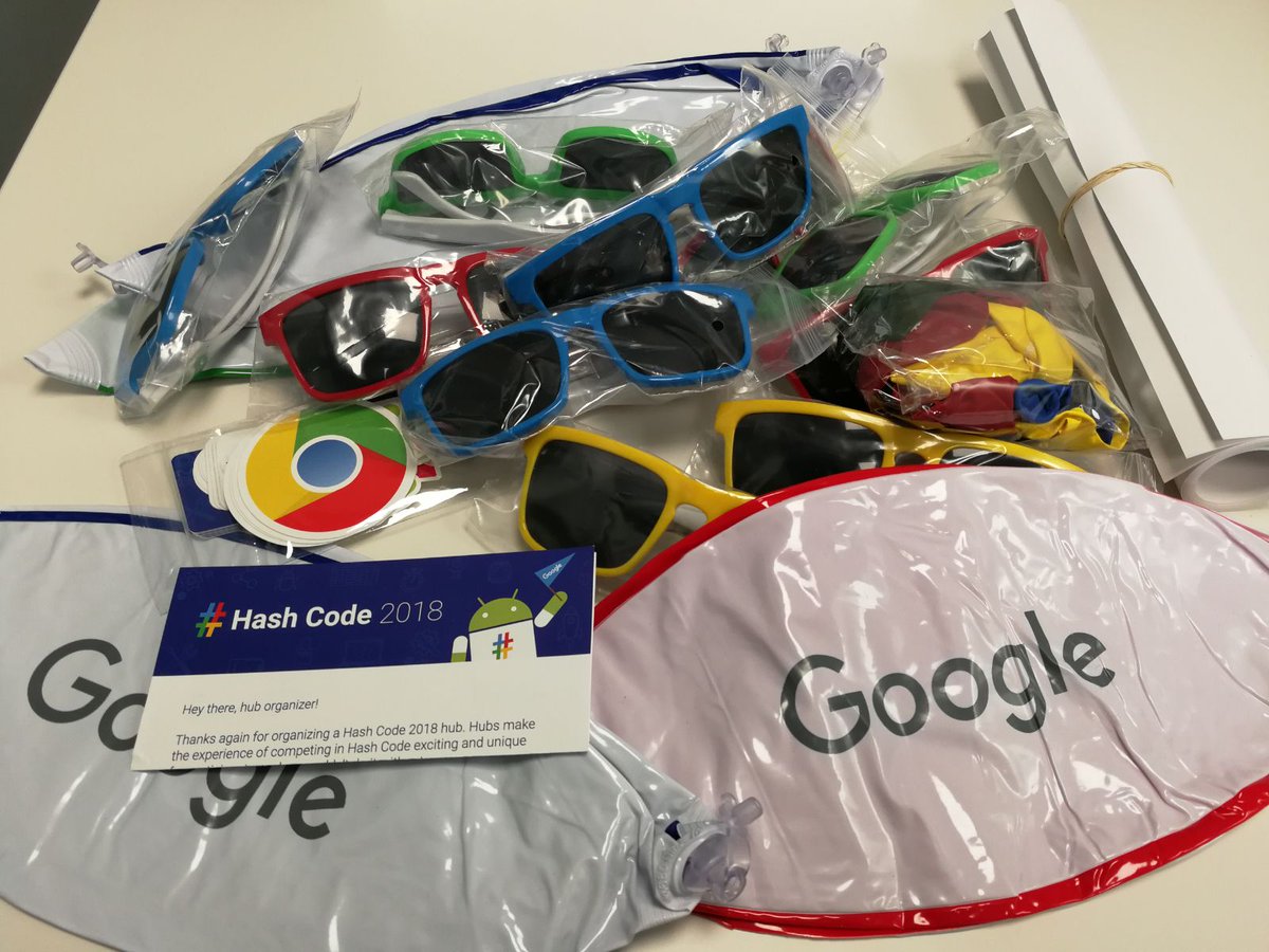 herreridas's tweet image. Llegaron los goodies!! 🎊🎉
Seguimos preparándolo todo en el hub de las oficinas de @everis en Alicante.
Sign up for Hash Code 2018: g.co/hashcode
 #hashcode #ready4hashcode
