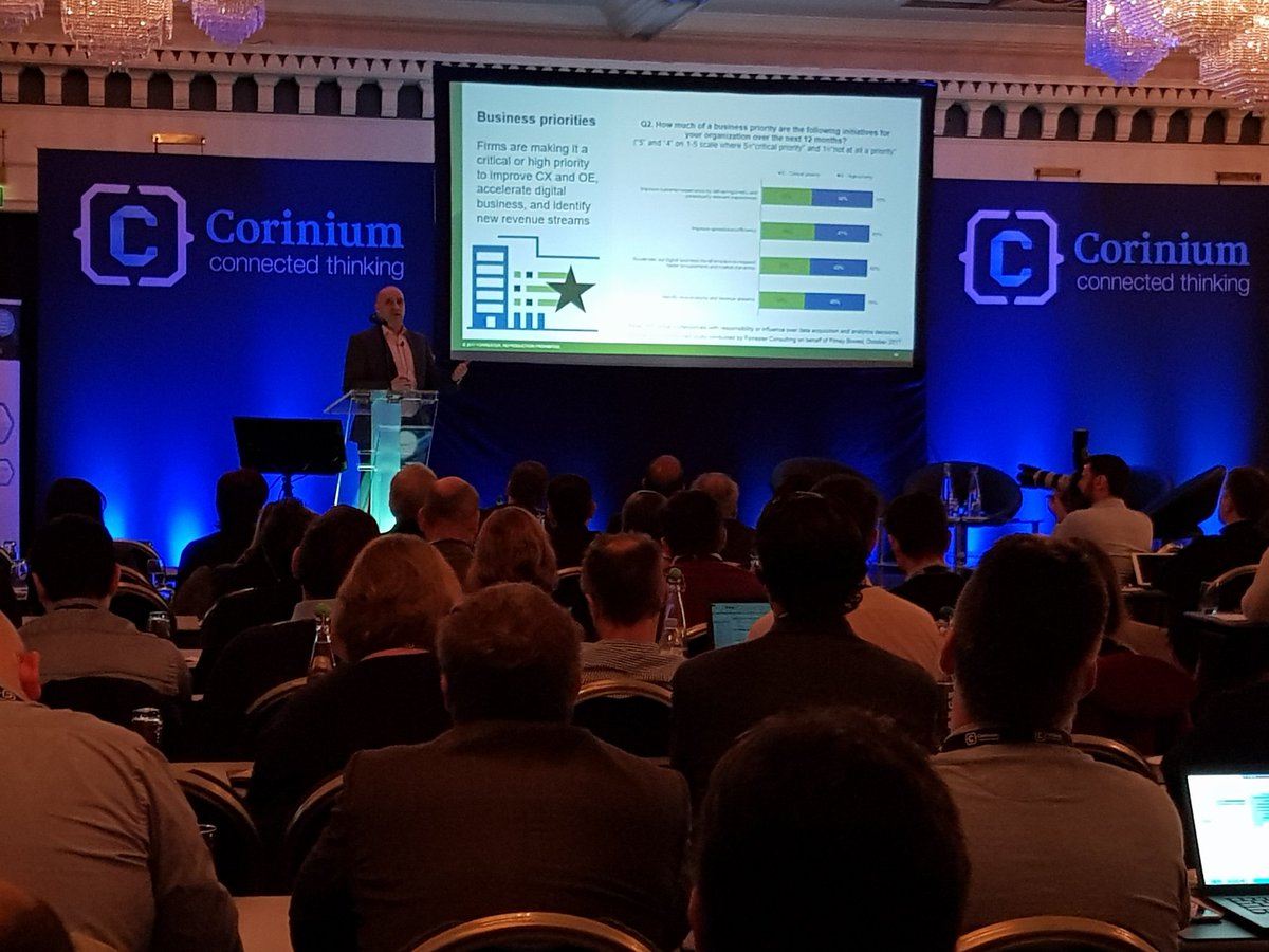 #cdaouk continues with our next keynote speaker Andy Reid, Global Director of Product Marketing from <a href="/PitneyBowes/">Pitney Bowes</a> talking about seizing the #data #AI #machinelearning #Analytics