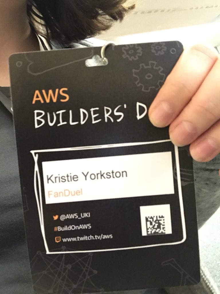 kristiejaywhy's tweet image. #BuildOnAWS