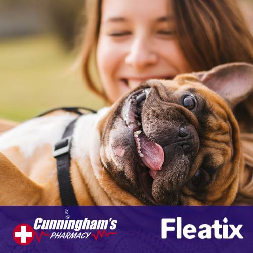 cunningpharm's tweet photo. Look after your furry friend with Fleatix! Remember to treat your pet for ticks and fleas regularly!

Fleatix is strong against fleas and ticks but gentle on your pet.

Call us today for more information!

09064 77739 Dublin Road | 09064 90242 Monksland https://t.co/gO5p5OuDrb
