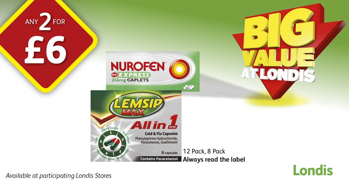 Relieve your winter cold with cold & flu tablets from your local @myLondis 🤒