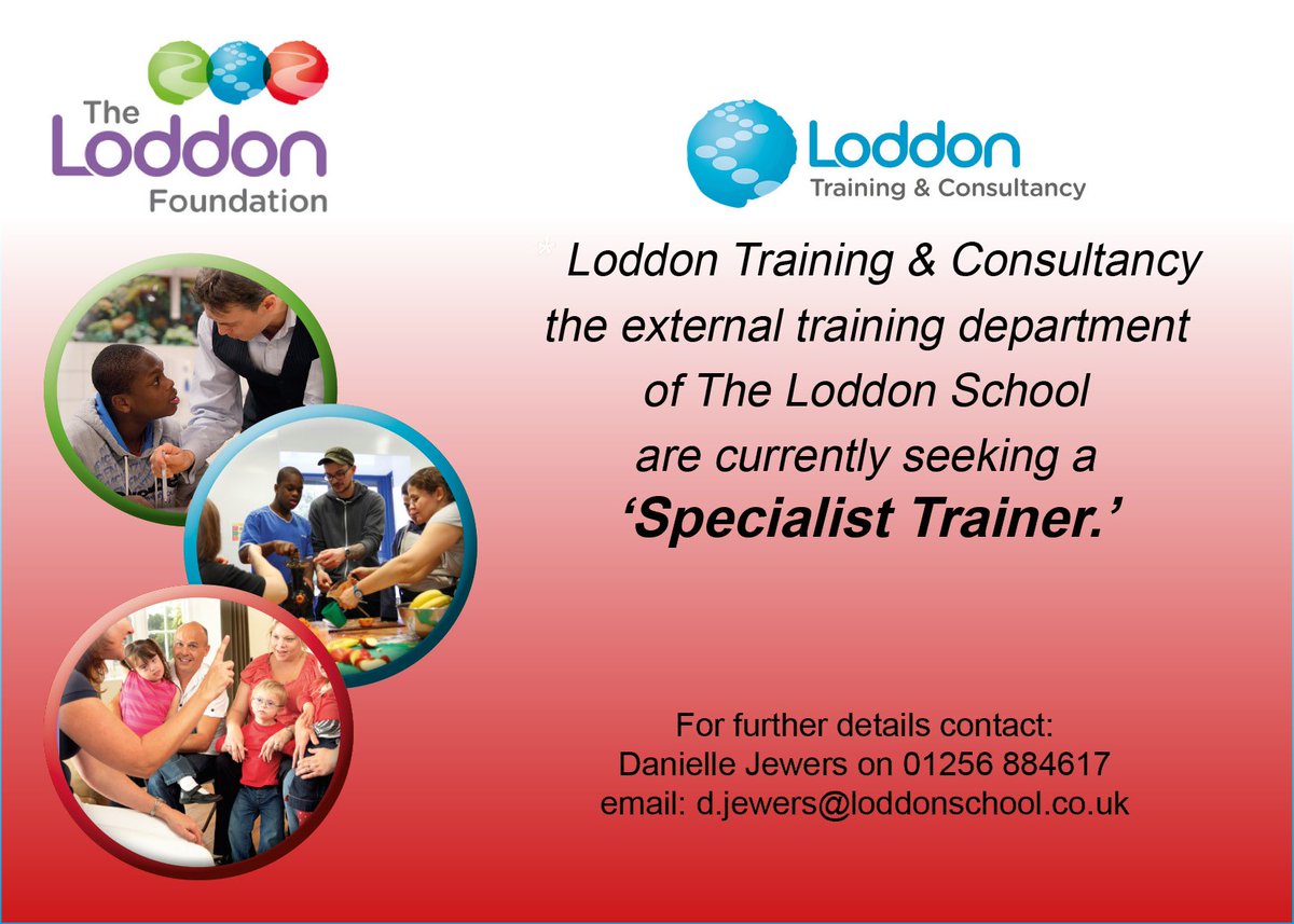 Specialist Trainer Vacancy <a href="/loddontraining/">Loddon Training</a>